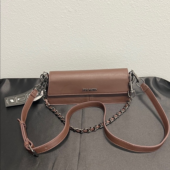 Steve Madden | Chocolate Brown Clutch/Shoulder/Crossbody Purse - Picture 15 of 15